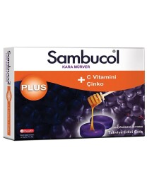 Sambucol Plus Kara Mürver Ekstresi 20 Pastil