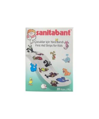 Sanitabant Çocuklar İçin Yara Bandı 20 Adet