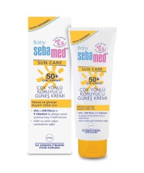 En uygun fiyatlarla Sebamed Baby Sun Care Çok Yönlü Koruyucu Güneş Kremi SPF50+ 75 ML