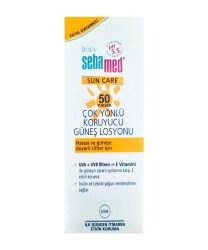 En uygun fiyatlarla Sebamed Baby Sun Care SPF50 Çok Yönlü Koruyucu Güneş Losyonu 150 ML