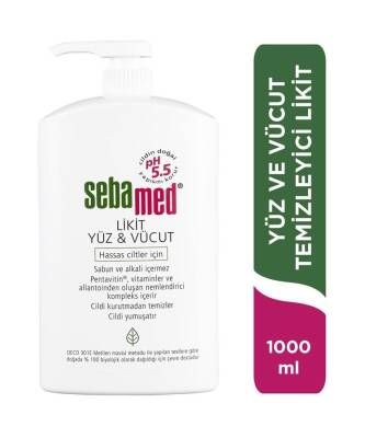 Sebamed Likid Yüz Ve Vücut 1000 ML