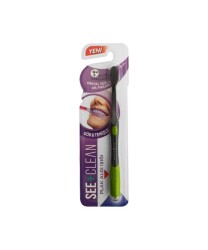 See Clean Plak Algılayıcı Diş Fırçası - Yeşil - Dentiste | EvdekiEczanem