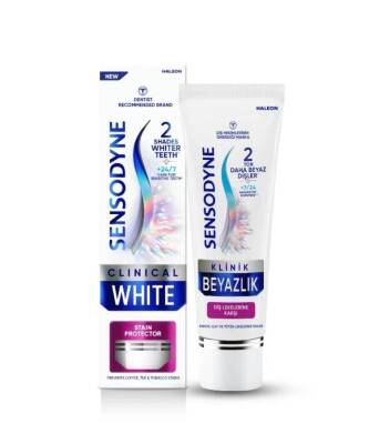 Sensodyne Klinik Beyazlık Diş Lekelerine Karşı Diş Macunu 75 ML