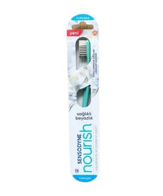 Sensodyne Nourish Sağlıklı Beyazlık Yumuşak Diş Fırçası Yeşil