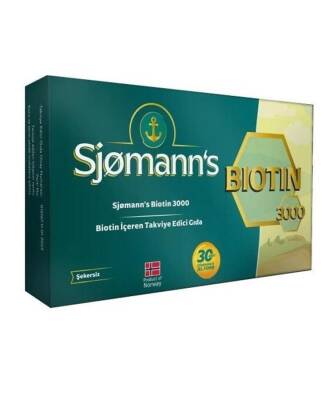 Sjomann's Biotin 30 Çiğnenebilir Jel Tablet - 1