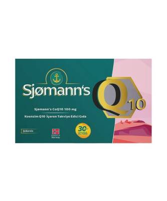 Sjomann's Koenzim Q10 100 mg 30 Çiğneme Jeli