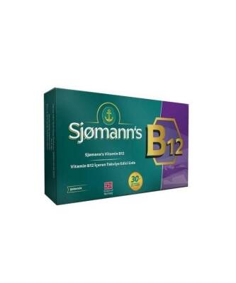 Sjomann's Vitamin B12 30 Çiğnenebilir Jel Tablet