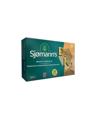 Sjomann's Vitamin D3K2 30 Çiğnenebilir Jel Tablet