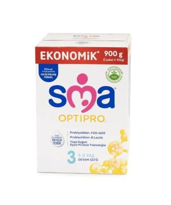 SMA Optipro 3 (1-3 Yaş) Devam Sütü 900 Gr