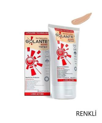 Solante Acnes Tinted Spf50+ Lotion 150 ML