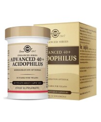 Solgar Advanced 40+ Acidophilus 60 Kapsül - Solgar | EvdekiEczanem