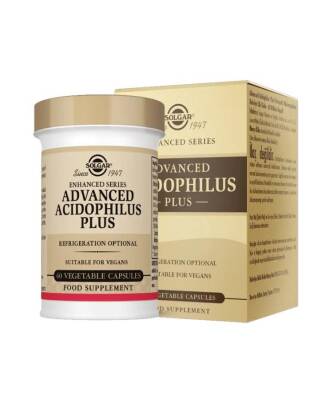 Solgar Advanced Acidophilus Plus 60 Kapsül