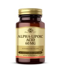 En uygun fiyatlarla Solgar Alpha Lipoic Acid 60 Mg 30 Kapsül