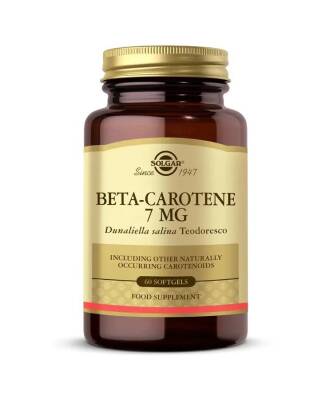 Solgar Beta Carotene 7 mg 60 Kapsül