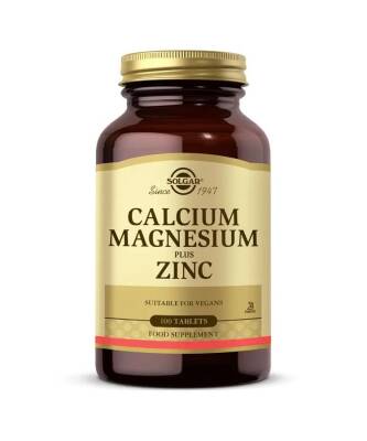 Solgar Calcium Magnesium Plus Zinc 100 Tablet