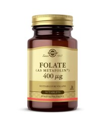 Solgar Folate Metafolin 400 Mcg 50 Tablet