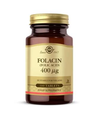 Solgar Folic Acid (folacin) 400 Mcg 100 Tablet