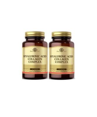 Solgar Hyaluronic Acid Collagen Complex 120 Mg 30 Tablet x 2 Adet