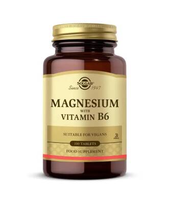 Solgar Magnesium With Vitamin B6 100 Tablet