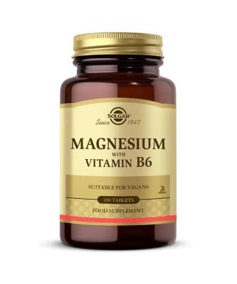 Solgar Magnesium With Vitamin B6 100 Tablet - 1