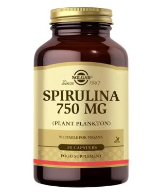 Solgar Spirulina 750 mg 80 Kapsül