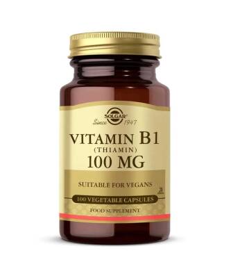 Solgar Vitamin B1 (Thiamin) 100 mg 100 Kapsül