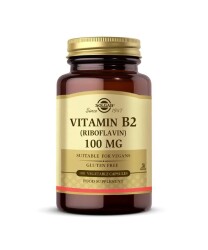 Solgar Vitamin B2 (riboflavin) 100 Mg 100 Tablet - Solgar | EvdekiEczanem