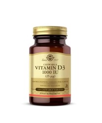 Solgar Vitamin D3 1000 IU 100 Çiğnenebilir Tablet