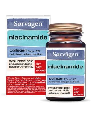 Sorvagen Niacinamide Collagen Hyaluronic Acid 60 Tablet