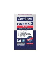 Sorvagen Omega 3 Plus Norveç Balık Yağı 60 Kapsül - Sorvagen | EvdekiEczanem