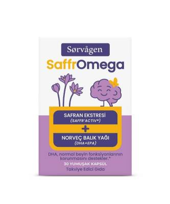 Sorvagen SaffrOmega Safran ve Omega3 30 Yumuşak Kapsül