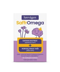 En uygun fiyatlarla Sorvagen SaffrOmega Safran ve Omega3 30 Yumuşak Kapsül