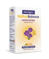 En uygun fiyatlarla Sorvagen SaffronBalance Safran 30 Çiğneme Tableti