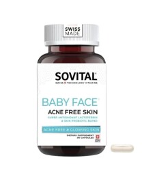Sovital Baby Face Sivilce Leke & Yaşlanma Karşıtı 90 Kapsül