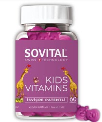 En uygun fiyatlarla Sovital Kids Çocuk Vitamini Vegan Gummy 60 Adet