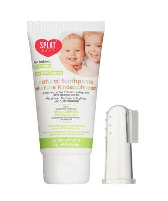 Splat Baby Apple & Banana 0-3 Yaş Diş Macunu 40 ML + Diş Fırçası