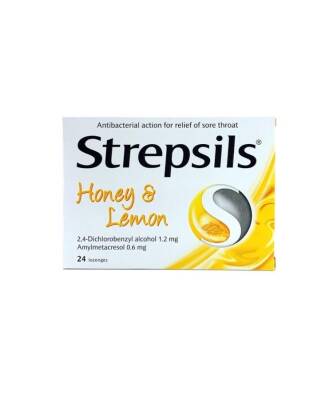 Strepsils Bal Limon Aromalı 24 Pastil - 1