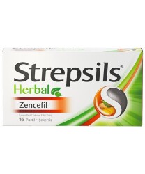 Strepsils Herbal Zencefil Aromalı 16 Pastil