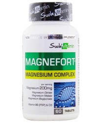 Suda Vitamin Magnefort Magnesium Complex 60 Tablet - Suda Vitamin | EvdekiEczanem