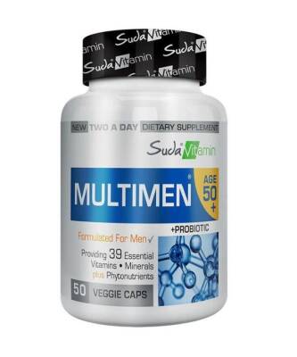 Suda Vitamin Multimen 50+ Multivitamin 50 Kapsül