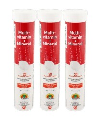Sunlife Multivitamin Mineral 20 Efervesan Tablet x 3 Adet
