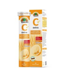En uygun fiyatlarla Sunlife Vitamin C Extra 20 Efervesan Tablet