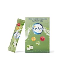Supplyte Çinko Magnezyum Takviyeli Elektrolit Yeşil Elma Aromalı 8'li