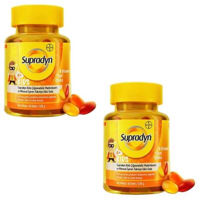 Supradyn Kids Multivitamin 60 Tablet 2'li
