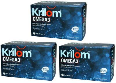 Tab Krilom Omega 3 Balık Yağı 50 Kapsül x 3 Adet
