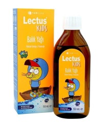 Lectus Kids Kral Şakir Portakal Aromalı Balık Yağı 150 ML
