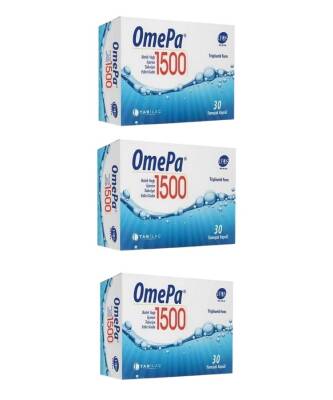 Tab Omepa 1500 Mg Balık Yağı 30 Kapsül x 3 Adet