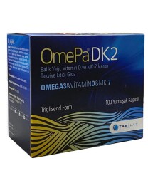 Omepa DK2 Omega 3 & Vitamin D & MK7 100 Kapsül