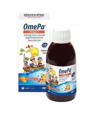 Omepa Omega 3 Portakal Aromalı Şurup 150 ML