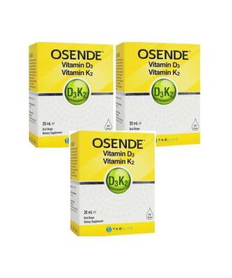Tab Osende D3k2 Damla 20 Ml x 3 Adet